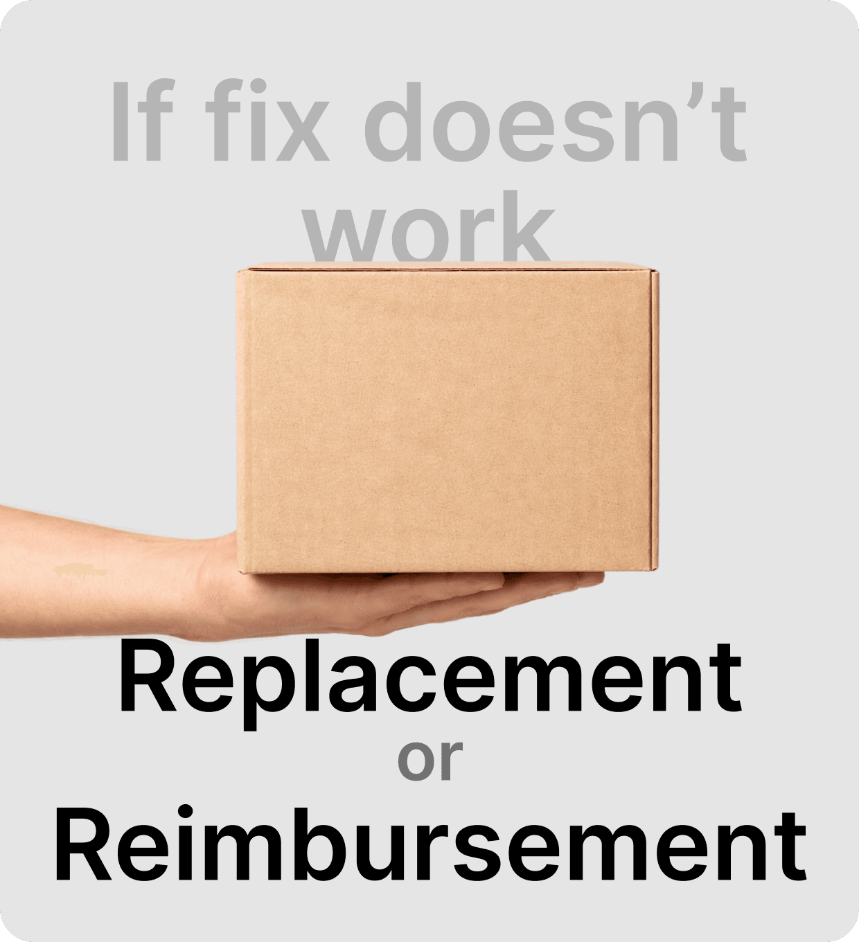 Replaced or Reimbursed